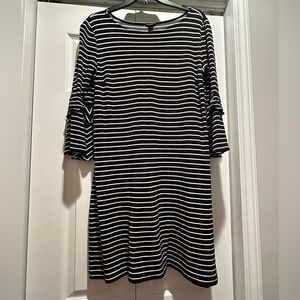 Ann Taylor black and white dress